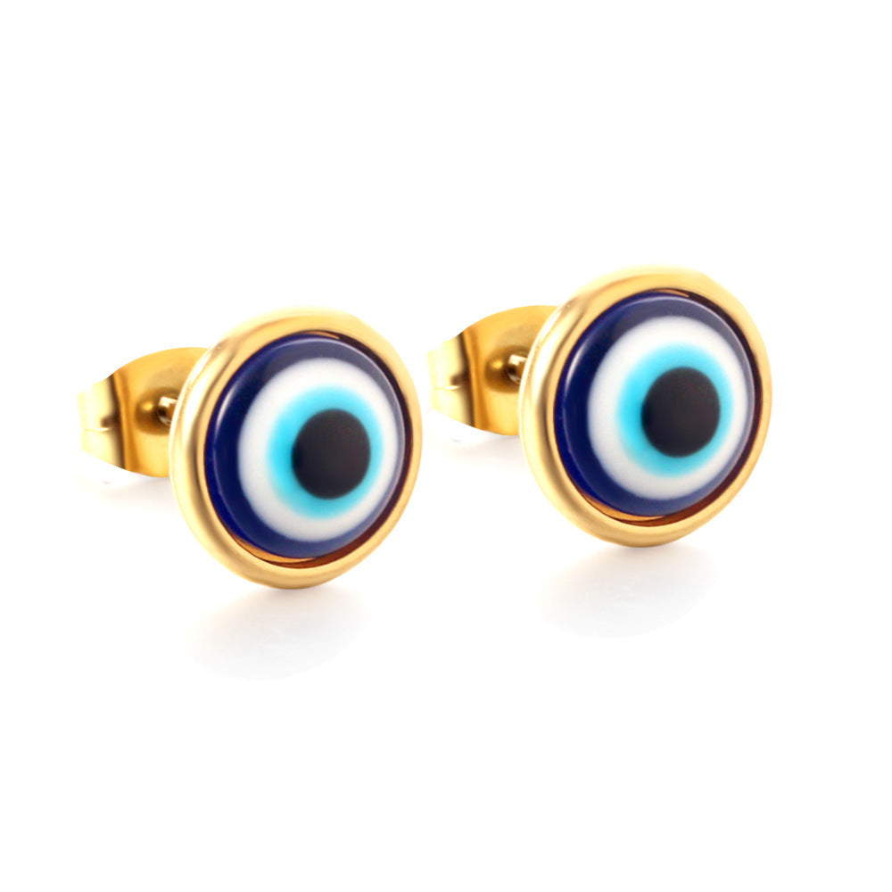 Pendientes De Acero Inoxidable De Ojo De Diablo al por mayor
